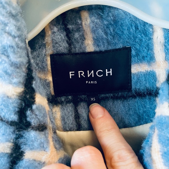 Thick Blue Plaid Jacket - Picture 3 of 5